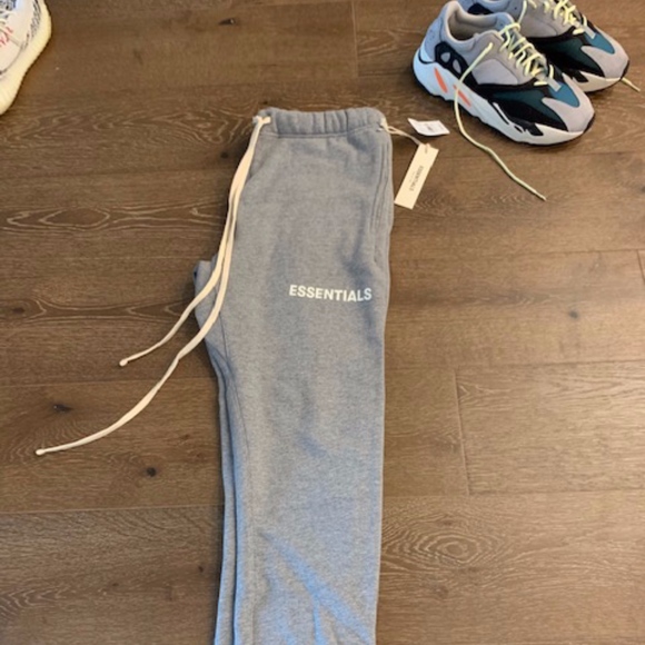 essentials grey sweatpants